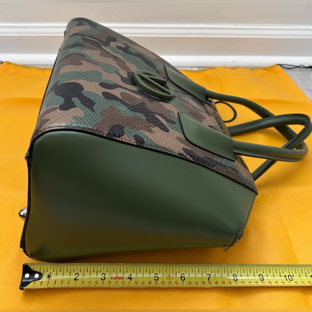 VALENTINO CAMOUFLAGE SNAKE SATCHEL BAG PURSE ~Original $1095 MSRP - Picture 10 of 10